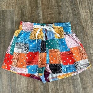 Colorful Patchwork Women's Shorts